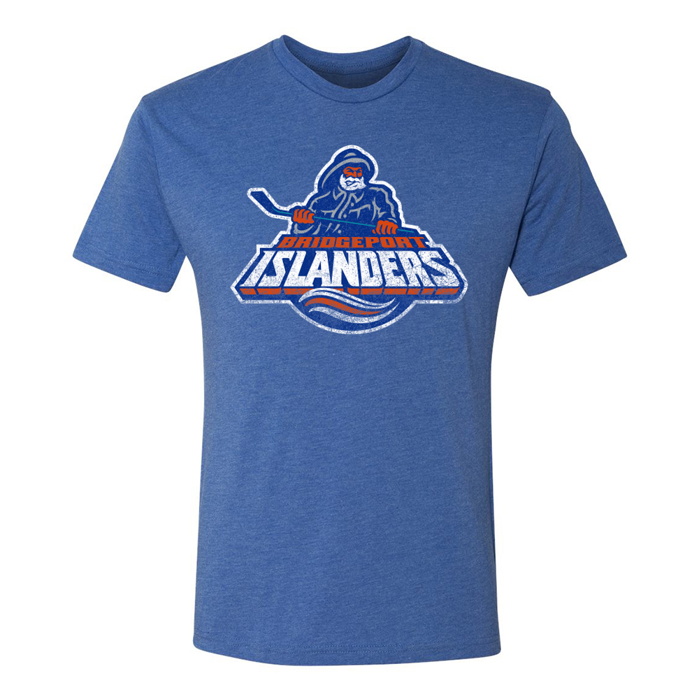 Bridgeport Islanders Mens Retro Vintage T-Shirt