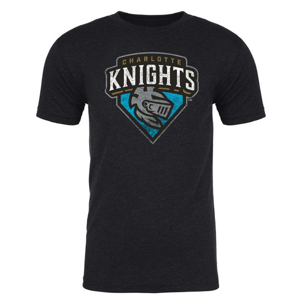 Charlotte Knights Mens Retro Vintage T-Shirt