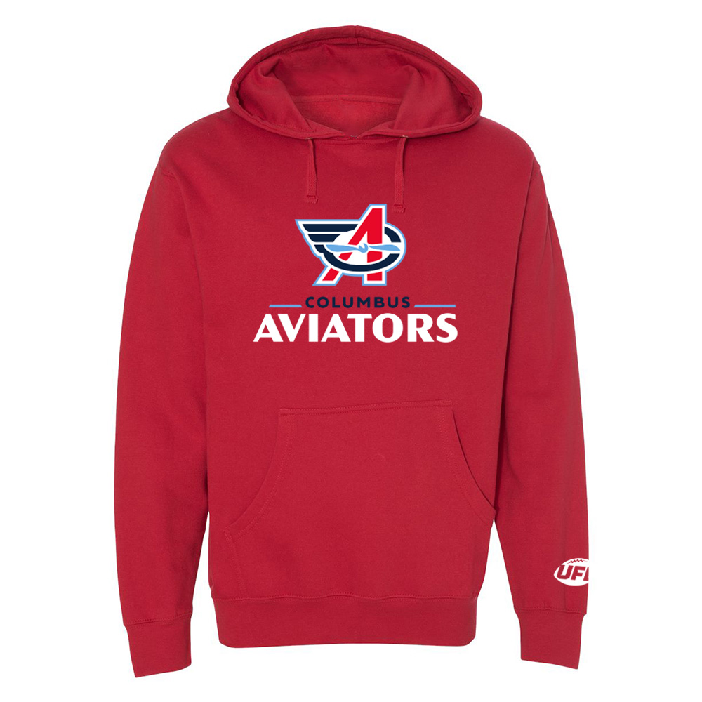Columbus Aviators Mens Logo Hoodie