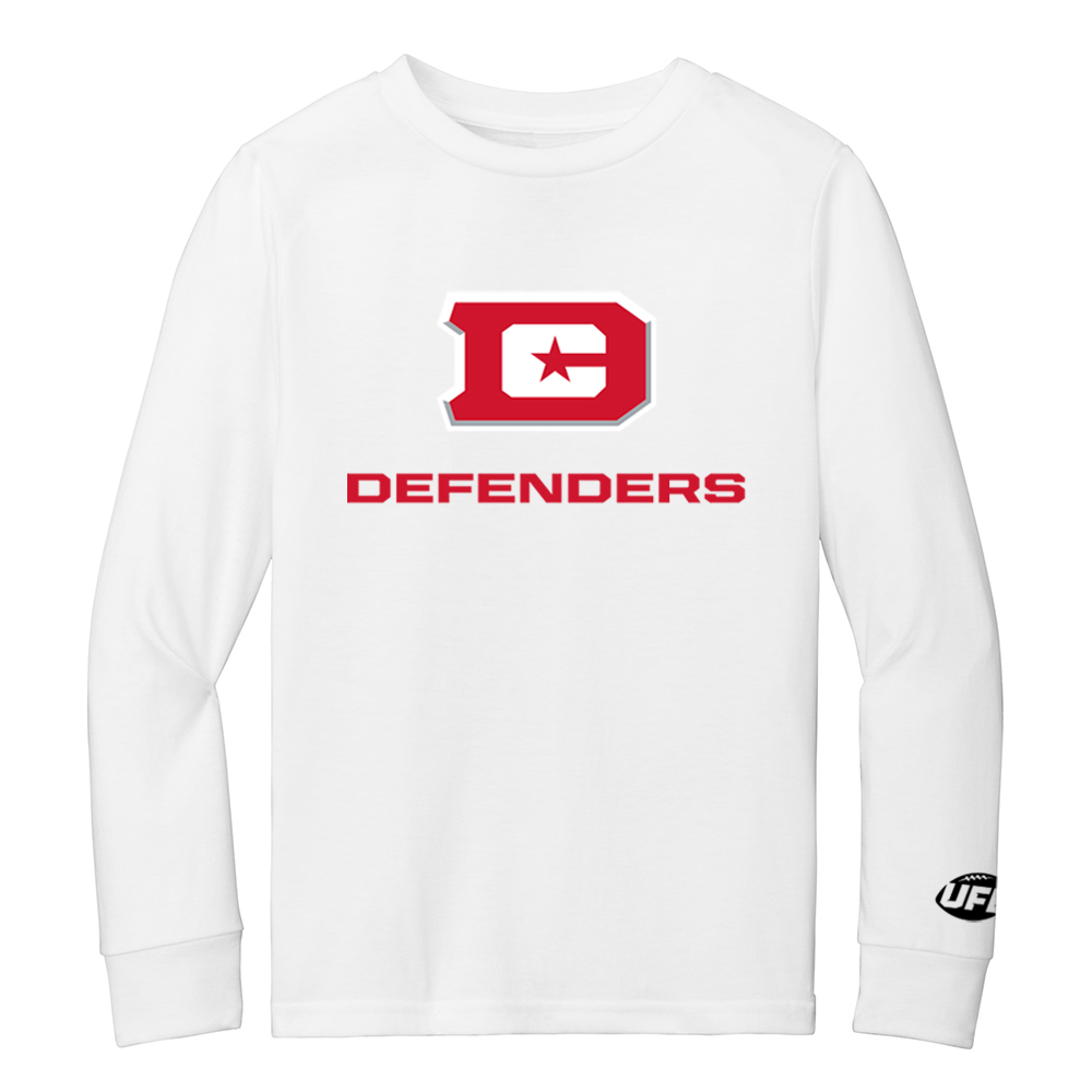 DC Defenders Youth Logo Long Sleeve T-Shirt