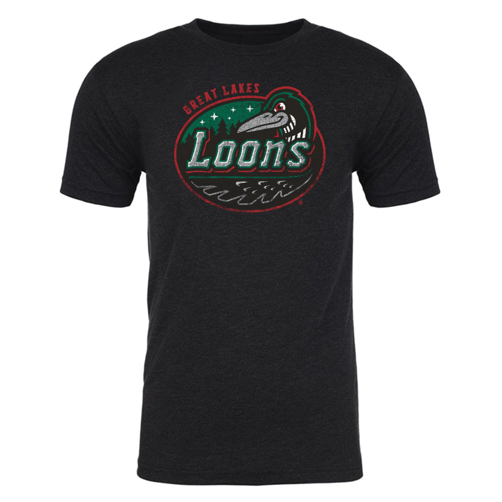 Great Lakes Loons Mens Retro Vintage T-Shirt
