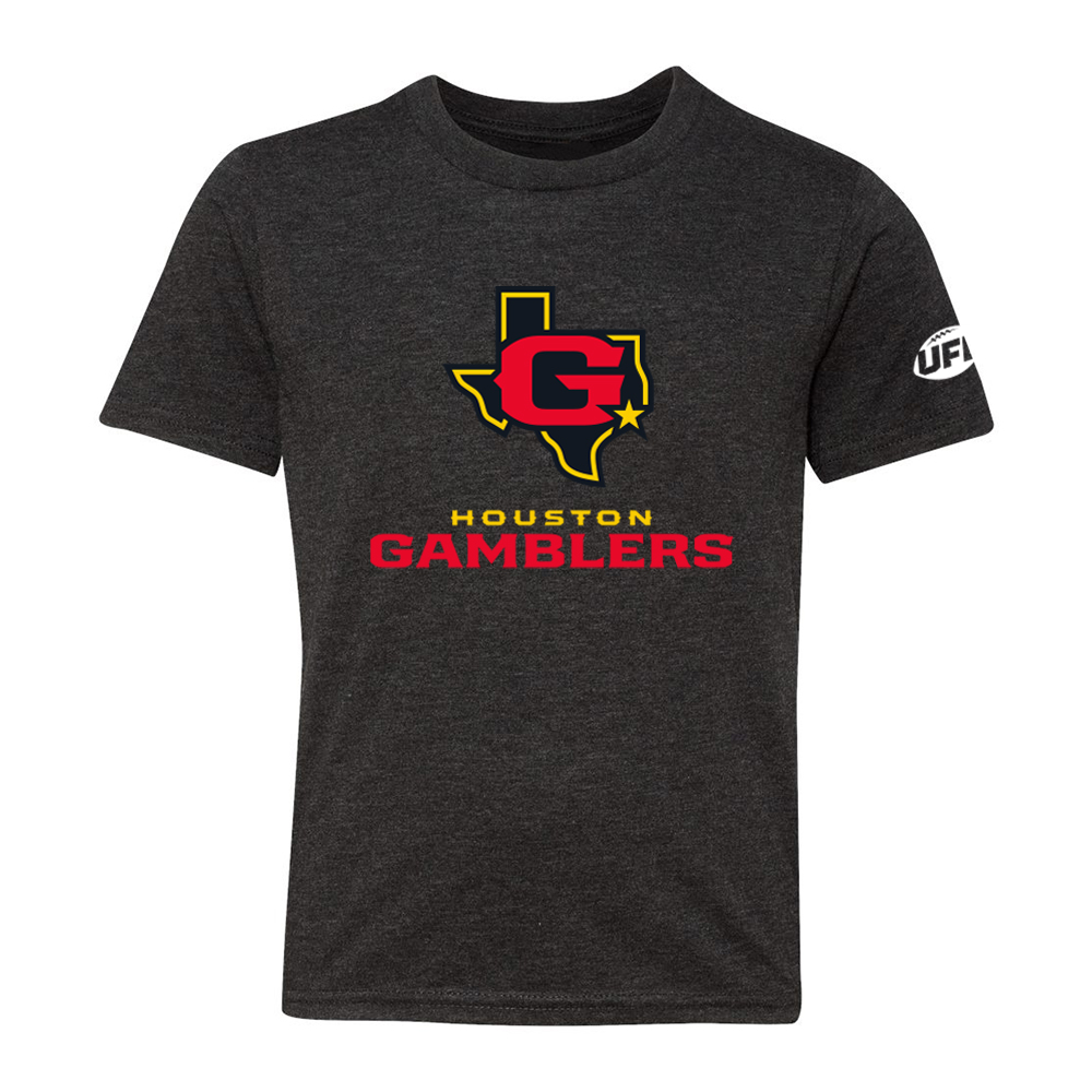 Houston Gamblers Youth Logo T-Shirt