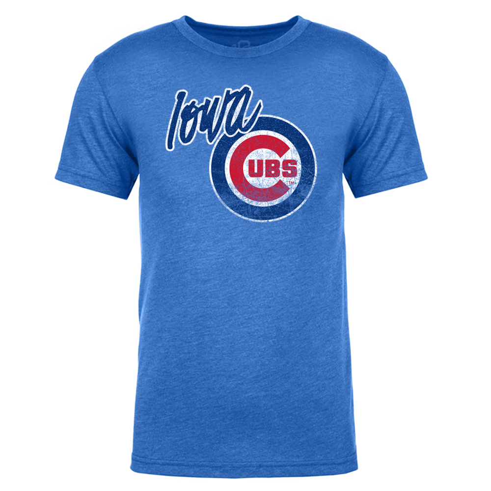 Iowa Cubs Mens Retro Vintage T-Shirt