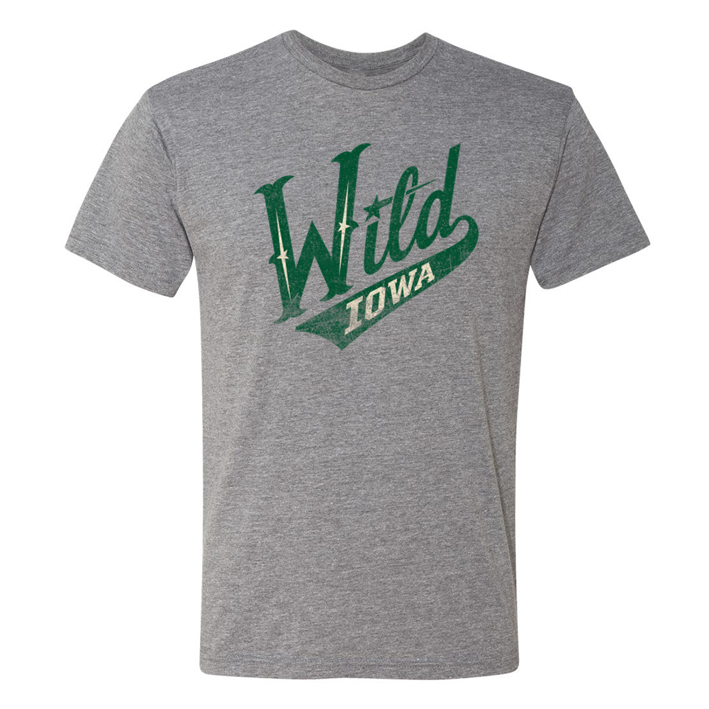 Iowa Wild Mens Retro Vintage T-Shirt