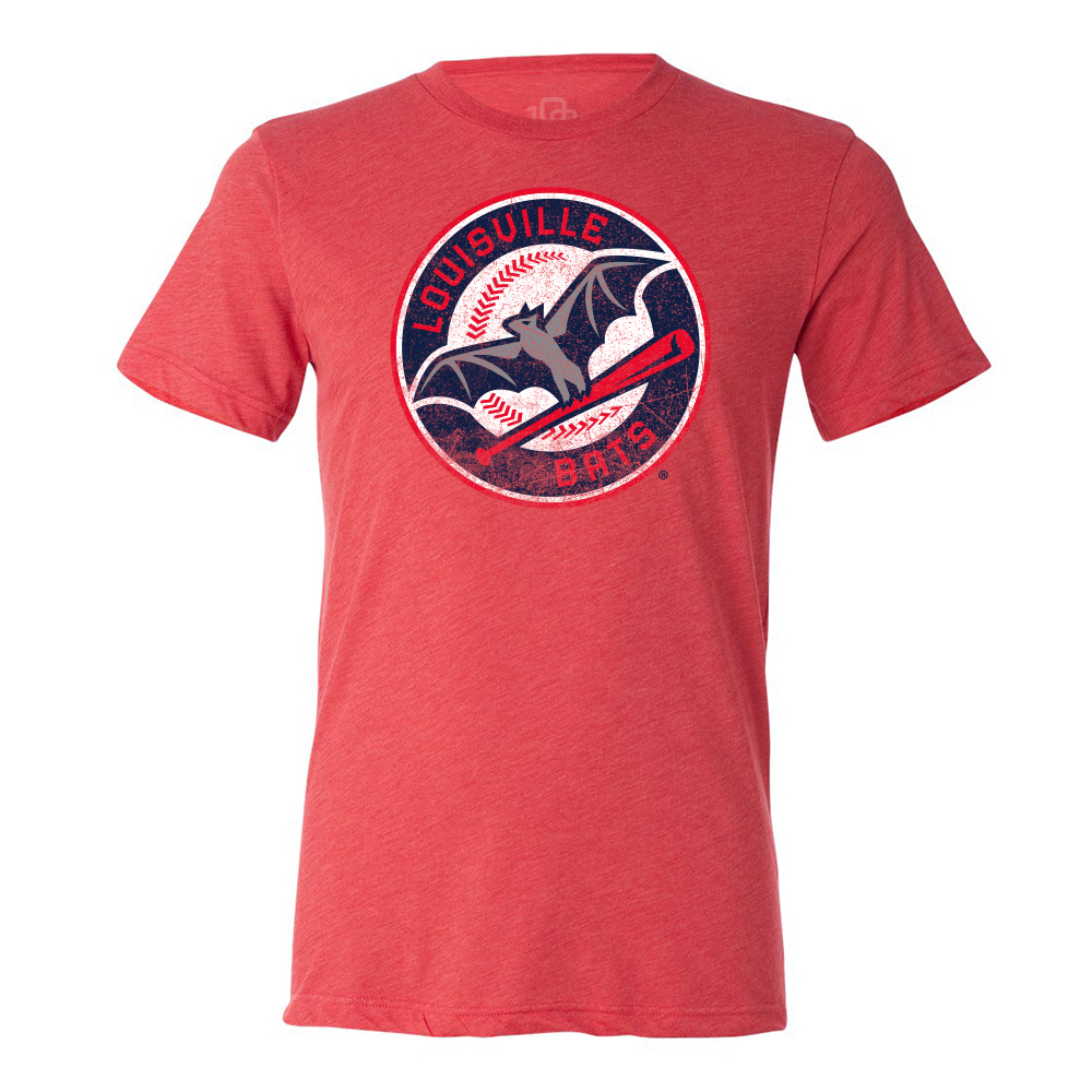 Louisville Bats Mens Retro Vintage T-Shirt