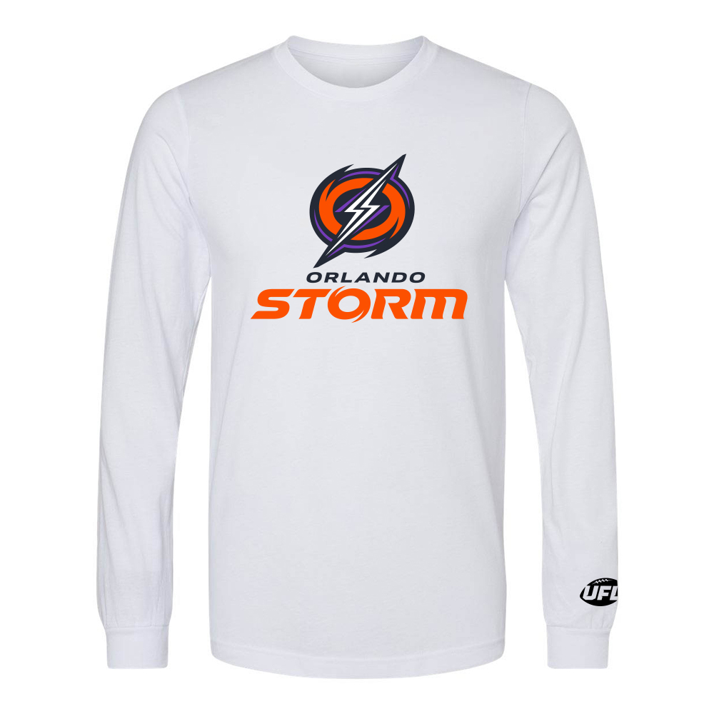Orlando Storm Mens Logo Long Sleeve T-Shirt