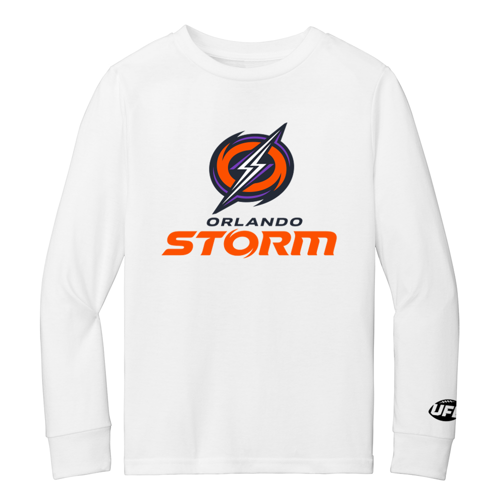Orlando Storm Youth Logo Long Sleeve T-Shirt
