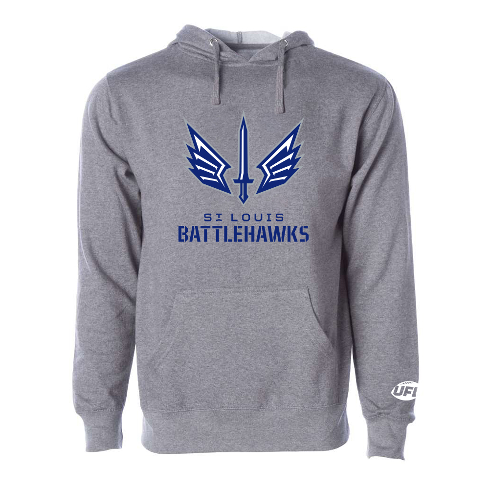 St. Louis Battlehawks Mens Logo Hoodie
