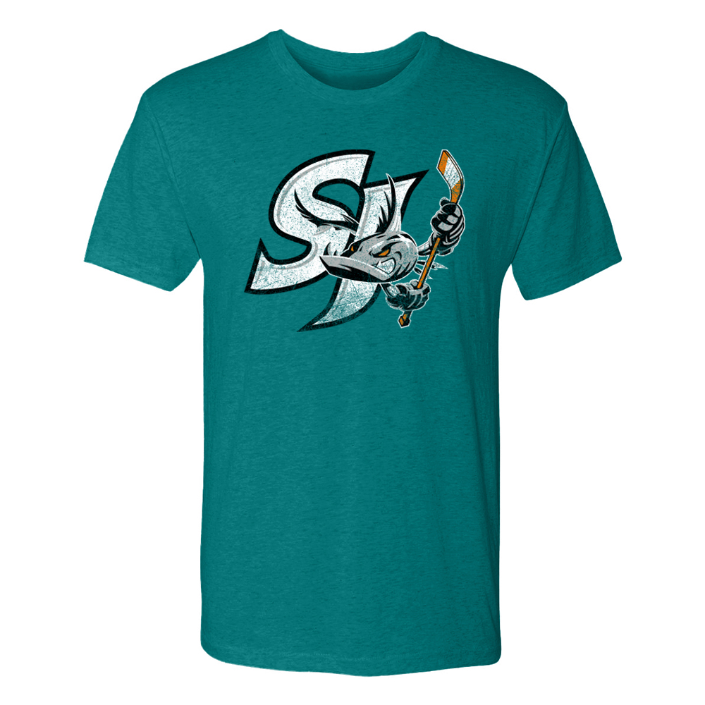 San Jose Barracuda Mens Retro Vintage T-Shirt