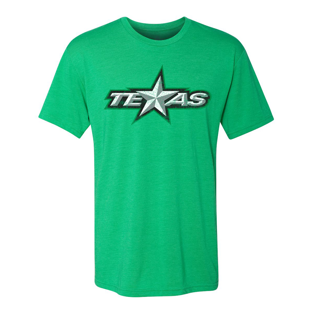 Texas Stars Mens Retro Vintage T-Shirt