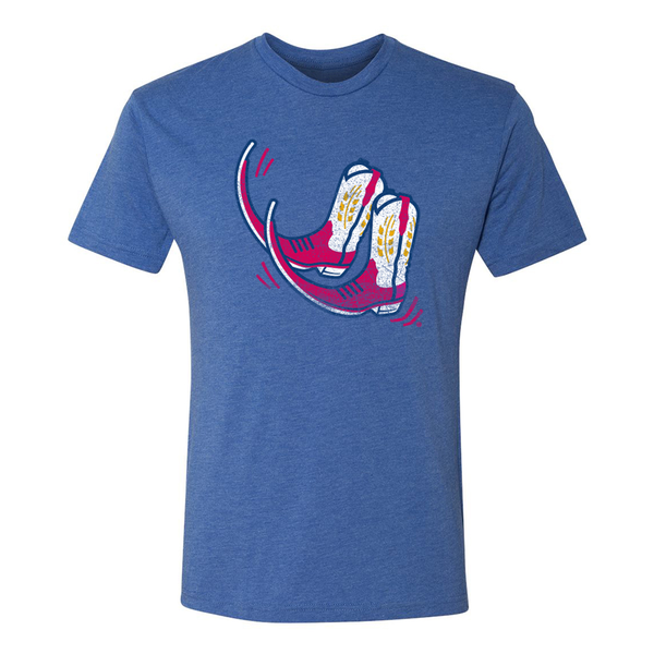 Amarillo Sod Poodles Mens Retro Vintage T-Shirt