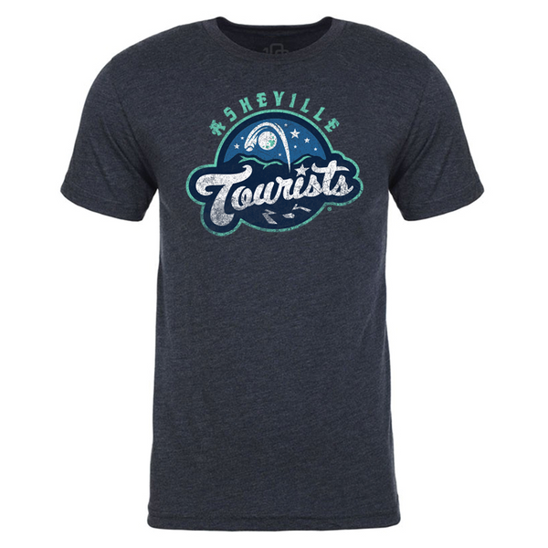 Asheville Tourists Mens Retro Vintage T-Shirt