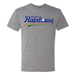 Charleston Rainbows Mens Retro Vintage T-Shirt