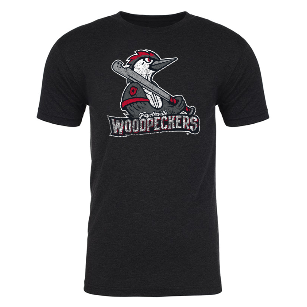 Fayetteville Woodpeckers Mens Retro Vintage T-Shirt