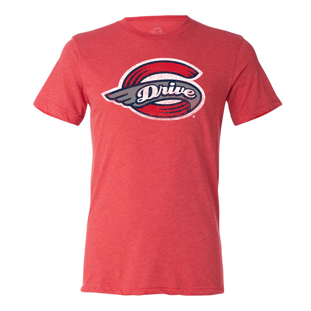 Greenville Drive Mens Retro Vintage T-Shirt