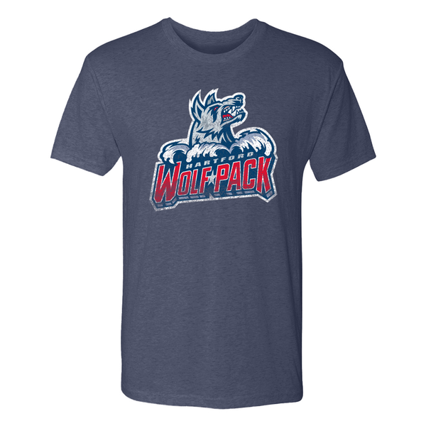 Hartford Wolf Pack Mens Retro Vintage T-Shirt