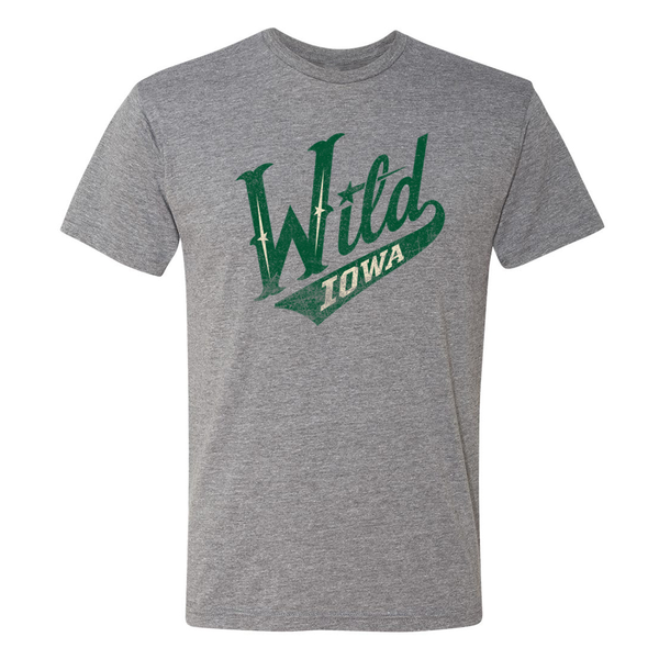 Iowa Wild Mens Retro Vintage T-Shirt