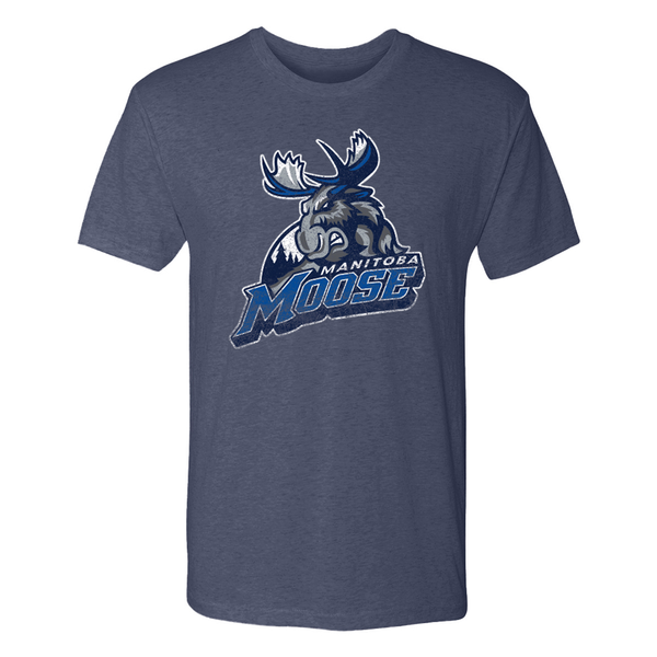 Manitoba Moose Mens Retro Vintage T-Shirt