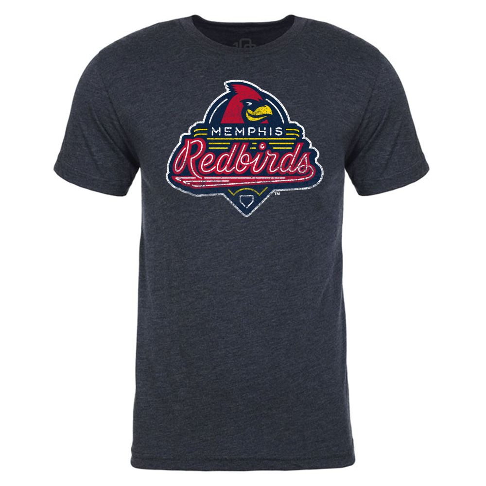 Memphis Redbirds Mens Retro Vintage T-Shirt