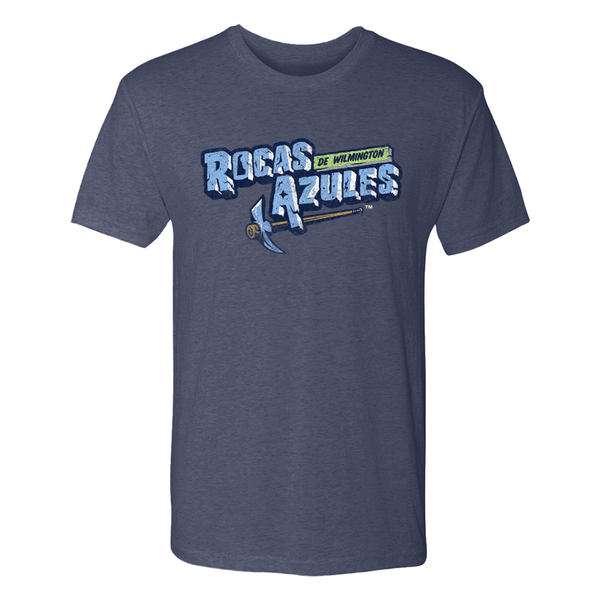 Wilmington Blue Rocks Mens Retro Vintage T-Shirt